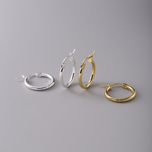 Ziya Classic Gold Hoop Earrings