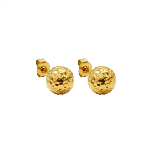 Ziya Mini Gold Ball Studs